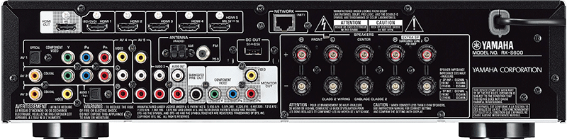 Yamaha RX-S600 - Audioteka - Sintoamplificadores - Amplificadores